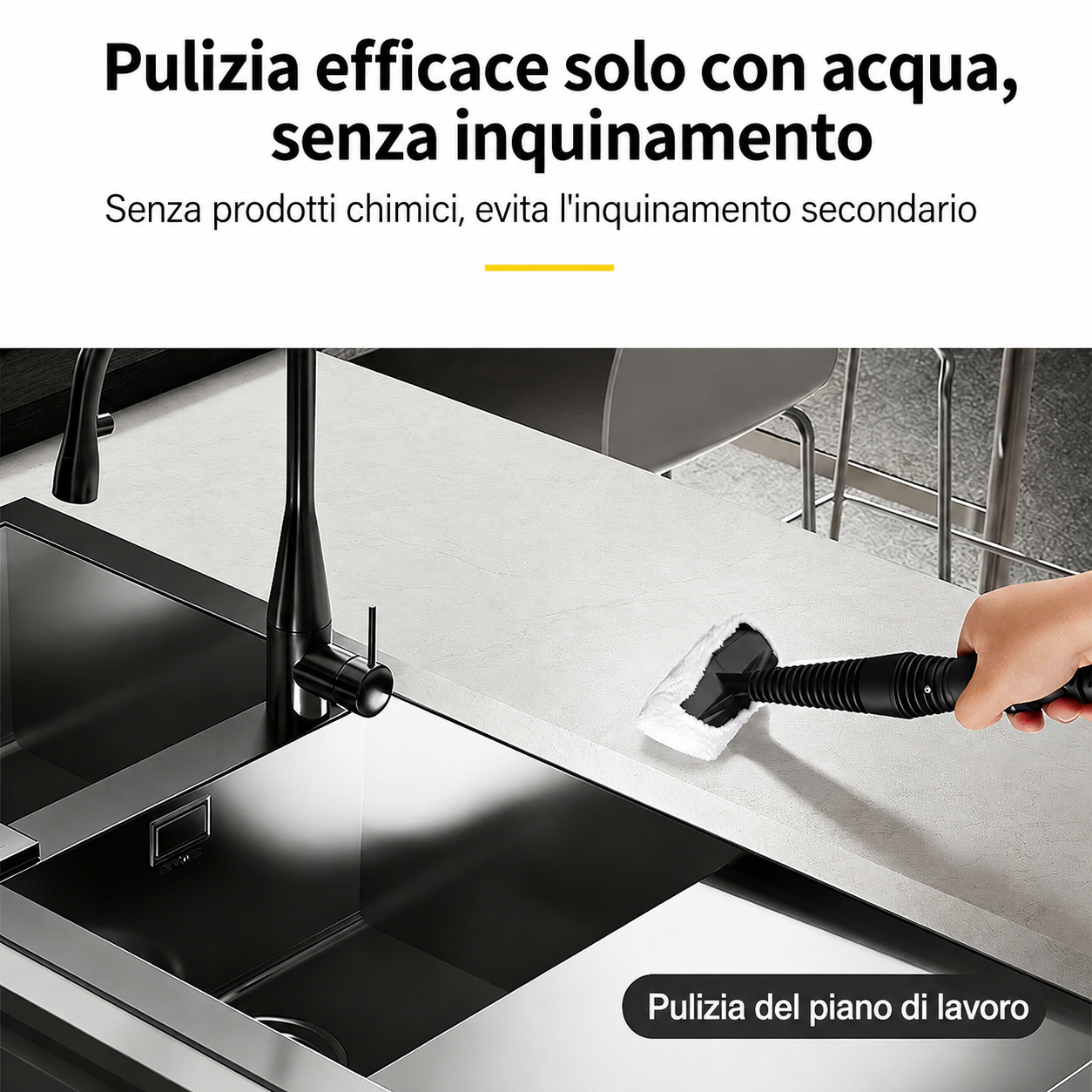 Vapore Portatile ad Alta Temperatura da 1000W